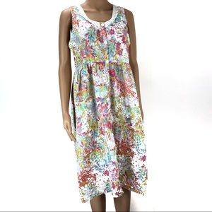 Pink small sleeveless long dress (#26)